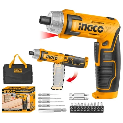 INGCO 8V 6 Nm Lithium-Ion Cordless Screwdriver (CSDLI0802)