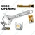 Ingco 200mm (8") 0-29mm Clamp Size Adjustable Wrench (HADW131082)