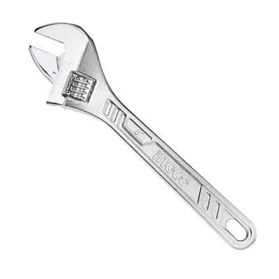 Ingco 200mm (8") 0-29mm Clamp Size Adjustable Wrench (HADW131082)