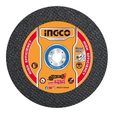 Ingco 107 mm (4 Inch) 100 Pcs Abrasive Metal Cutting Disc Set (MCD10107100)