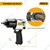 Ingco 1/2 Inch Air Impact Wrench With 6.2 Bar Pressure, 7000RPM, 610 Nm Max. Torque (AIW12562)