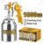 Ingco 1000 cc Air Paint Spray Gun, 1.5 mm Nozzle With 4 Bar Operating Pressure (ASG3101)