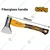 Ingco 600 g Axe with fiberglass handle (HAX081600)