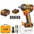 Ingco 12.7mm (1/2") 42V Cordless BL 3-Speed Adjustment Impact Wrench With Accessories, Max. Torque 460 Nm (CIWLI42461)