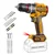 Ingco 13mm 20V Brushless Cordless Metal Chuck Impact Drill With Drill Bits & Screwdriver Bits, Max Torque 96Nm (CIDLI209681)