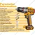 Ingco 13mm 20V Cordless BL Metal Chuck, 96Nm Torque Impact Drill With Drill Bits & Screwdriver Bits, 0-500/0-2000 RPM (CIDLI209681)