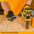 Ingco 28mm 20V Cordless Brushless 3-Speed Function Rotary Hammer With Drill Bits & Chisel, Impact Rate 4400 BPM (CRHLI20288)