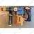Ingco 28mm 20V Cordless Brushless 3-Speed Function Rotary Hammer With Drill Bits & Chisel, Impact Rate 4400 BPM (CRHLI20288)