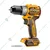 Ingco 20V 13 mm Lithium-Ion Cordless Drill With Metal Chuck, 2000 RPM, Max. Torque 60 Nm (CDLI206021)