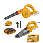 Ingco 20V Cordless Blower & Cordless Vacuum Cleaner With Battery & Charger Combo Kit (COSLI240998)