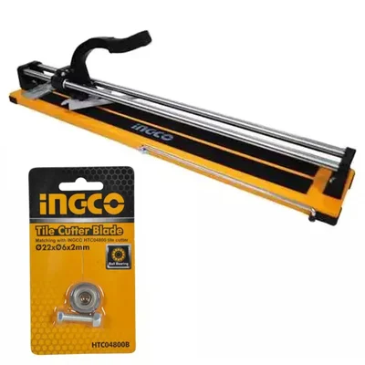 Ingco combo of HTC04800AG 800mm Tile Cutter with Htc04800B Tile Cutter Tungsten Carbide Blade.