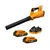INGCO 20 V Lithium-Ion Cordless Air Blower 18500 RPM, with 2 Battery and Charger (CABLI204282)