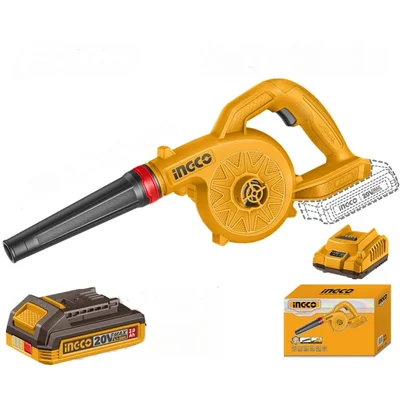 Ingco 2.7 m³/min Air volume 20V Lithium-Ion Cordless Air Blower With Battery & Charger, 18000 RPM (CABLI20781)