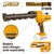 Ingco 254mm (10") 20V Cordless Caulking Gun, 3700N Max. Thrust (CCGLI2001)