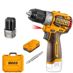Ingco 13 mm 16V Metal Chuck Cordless Drill With Battery & Charger, 2000 RPM (CDLI16682)