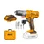 Ingco 12V 10mm Lithium-Ion Cordless Impact Drill With Battery, Charger & Drill Bits, 1500 RPM (CIDLI1228)