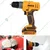 INGCO 12V 10 mm Lithium-Ion Cordless Drill With Battery, Charger & Accessories, 1500 RPM (CDLI1228)