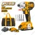 INGCO 20V 1/4 inch Cordless Impact Driver With Battery, Charger & Screwdriver Bits, Max. Torque 170 Nm (CIRLI2002)