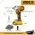 Ingco Li-Ion 20V Cordless Impact Wrench Combo Kit With Work Lamp, Impact Socket & Screwdriver Set (COSLI23011)