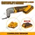 Ingco 20V 6 Speed Adjustment Cordless Oscillating Multi-Tool With Battery, Charger & Accessories, 5000-20000 RPM (CMLI20228)