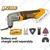 Ingco 20V 6 Speed Adjustment Cordless Oscillating Multi-Tool With Accessories, 5000-20000 RPM (CMLI2022)