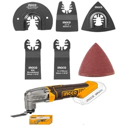 Ingco 20V 6 Speed Adjustment Cordless Oscillating Multi-Tool With Accessories, 5000-20000 RPM (CMLI2022)