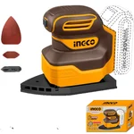 Ingco 20V cordless Palm Sander With Sanding Accessories, 12000 RPM (CPSLI2014)