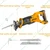 INGCO 115 mm 20V Cordless Lithium-Ion Reciprocating Saw with 2 pcs Blade for Metal and Wood Cutting, 2800 RPM (CRSLI1152)