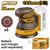 Ingco 125mm 20V Cordless Brushless 6-Speed Adjustment Orbit Sander With Sand Papers, 8000-13000 RPM (CROSLI2002)
