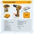 Ingco 20V 13 mm Lithium-Ion Cordless Drill With Metal Chuck, Battery, Charger & Accessories, 2000 RPM (CDLI20602)