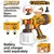 Ingco 20V 1000ml Container, 0.1-0.2 Bar Spraying Pressure Cordless Spray Gun With Accessories (CSGLI2004)