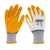 INGCO (HGVL06) Cotton & Polyester Work Gloves, Orange Color