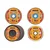 Ingco 76mm (3") 30 Pcs Cutting And Grinding Disc Set (MCD07630)