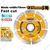 Ingco 125(5") x 22.2mm Wet & Dry Diamond Cutting Disc (DMD011252) - Pack Of 5