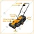 Ingco LM385 1600 watt, 380 mm Electric Lawn Mower 3200 RPM | Suitable for Cutting/Trimming
