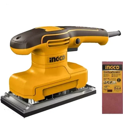 Ingco 90x180mm Finishing Sander With 5 Pcs Sand Papers, 14000 RPM (FS3216)