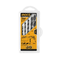 Ingco 5 Pcs Heavy Duty 3mm, 4mm, 5mm, 6mm, 8mm Wood Drill Bits Set - AKDB5055