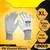 Ingco 10 Pair Safety Gloves (HGPUG01) - Cotton & Polyester, PU Coated, White Colour, XL Size for Industrial use
