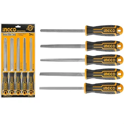 Ingco 5 pcs Professional 8 inch Steel File Set - HKTFS0508 