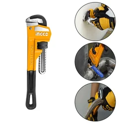 INGCO 8 Inch(200 mm) Pipe Wrench With 27 mm Max. Clamping Diameter (HPW0808)