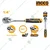 Ingco 1/4 inch Ratchet Wrench, 158mm - HRTH0814