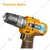 Ingco 10 mm 12V Cordless Impact drill With Battery & Drill Bits, 1500 RPM (22500 BPM) (CIDLI12202)