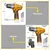 Ingco 10 mm 12V Cordless Impact drill With Battery & Drill Bits, 1500 RPM (22500 BPM) (CIDLI12202)
