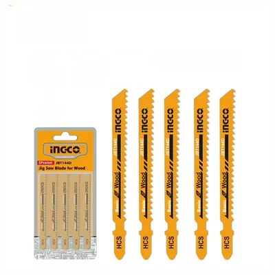 INGCO 5 Pcs 74 mm Jig Saw Blade for Wood (JBT144D)- Pack Of 5