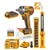 Ingco 20V Cordless Combo Kit of 1/2" Impact Wrench, Work Lamp, Impact Socket Set, Screwdriver Bit Set, Battery & Charger (COSLI23048)