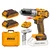 Ingco 20V 10 mm Metal Chuck Cordless Impact Drill With Battery, Charger & 47 Pcs Accessories Set, 1800 RPM (CIDLI20508)