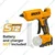 INGCO 12 V Lithium-Ion Cordless Glue Gun, with 3 Pcs Glue Stick Without Battery & Charger (CGGLI1201)