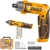 Ingco 6.35 mm 8V Cordless Screwdriver With 17 Pcs Accessories Set, 220 RPM, Max. Torque 6 Nm (CSDLI08025)