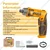 Ingco 6.35 mm 8V Cordless Screwdriver With 17 Pcs Accessories Set, 220 RPM, Max. Torque 6 Nm (CSDLI08025)