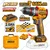 Ingco 20V 13 mm Metal Chuck Cordless Impact Drill With Battery, Charger & Accessories, 2000 RPM (CIDLI20668)